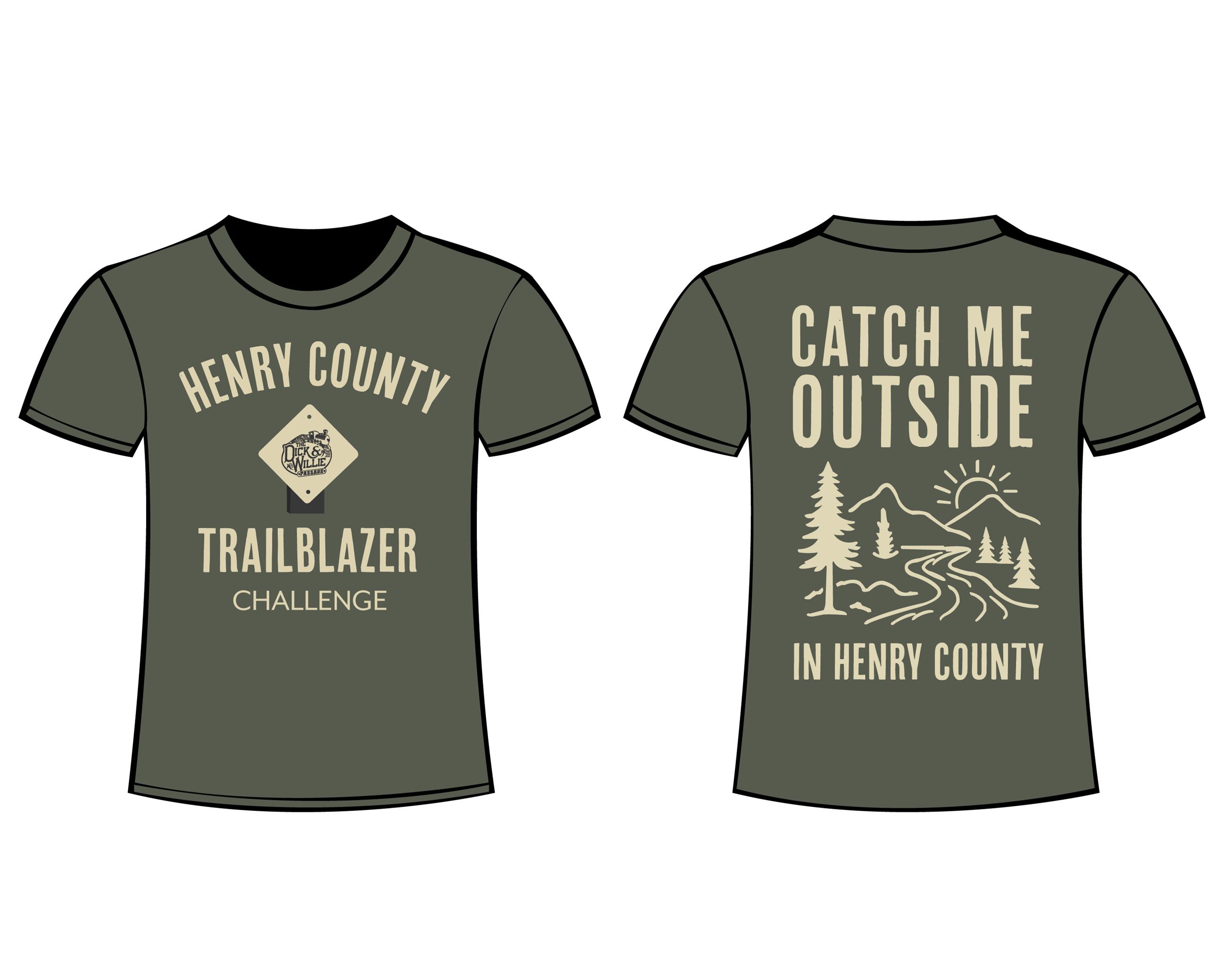 a t-shirt that participants get for completing the Trailblazer Challenge
