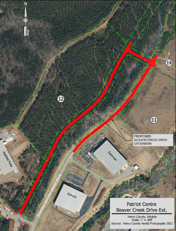 Beaver Creek Drive Extension Map Opens in new window